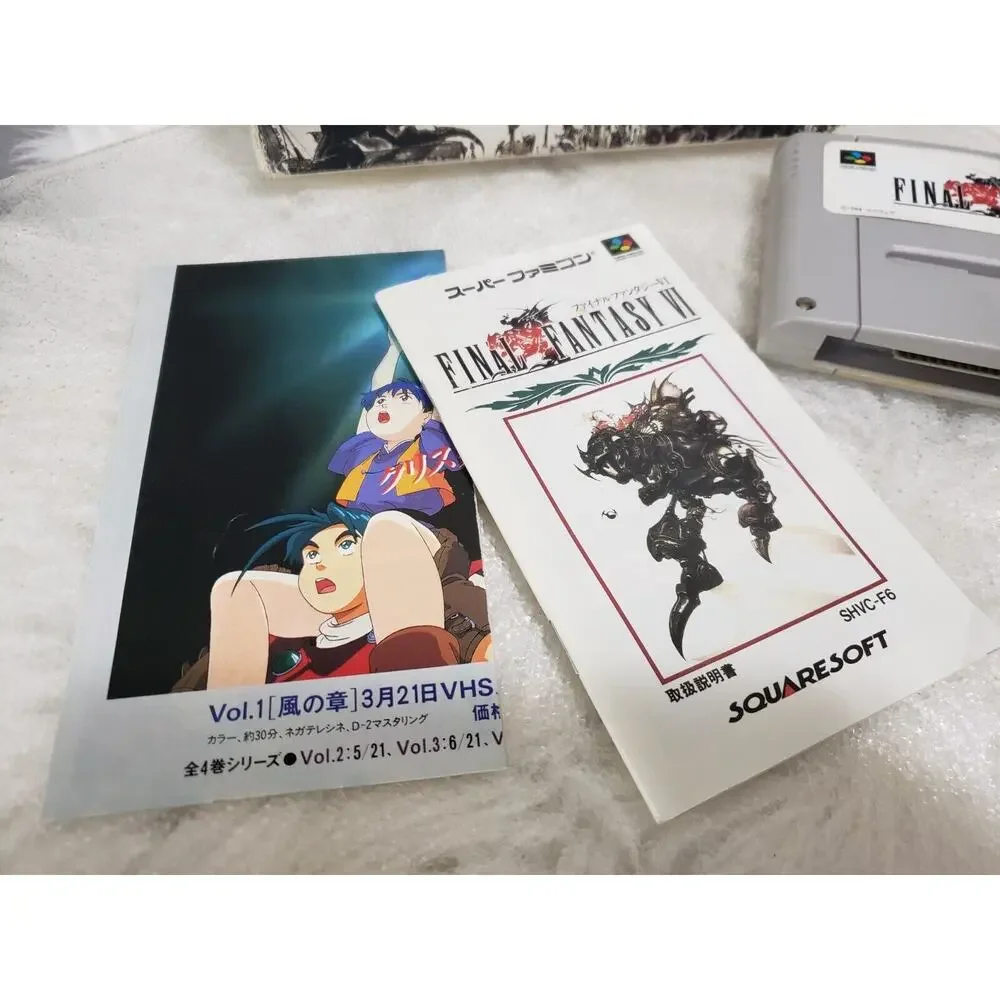Complete Final Fantasy 6 VI Super Famicom Japanese Import JP Japan US Seller CIB